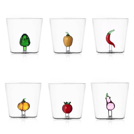 Vegetable - Tumblers Assorted (Set of 6)