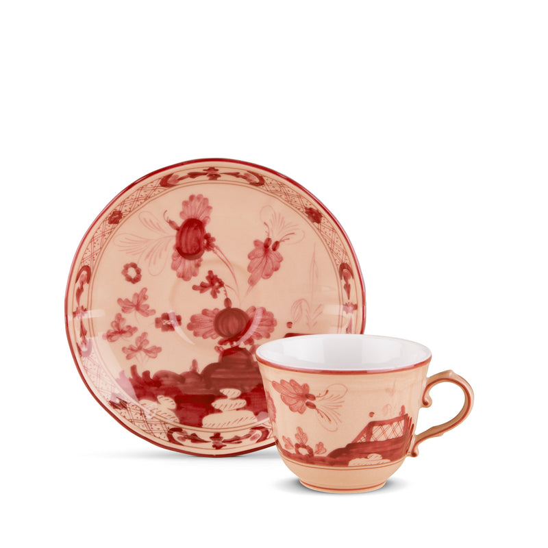 Oriente Italiano Vermiglio - Coffee Cup & Saucer