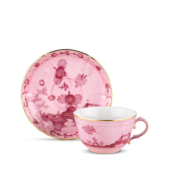 Oriente Italiano Gold Porpora - Tea Cup & Saucer