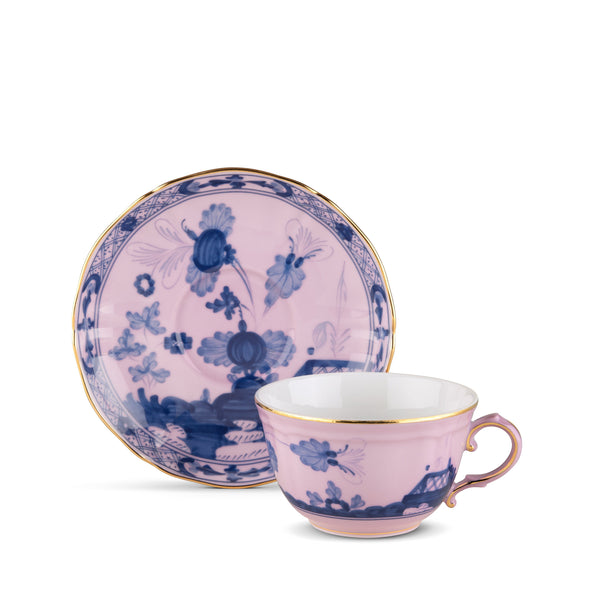 Oriente Italiano Gold Azalea - Tea Cup & Saucer