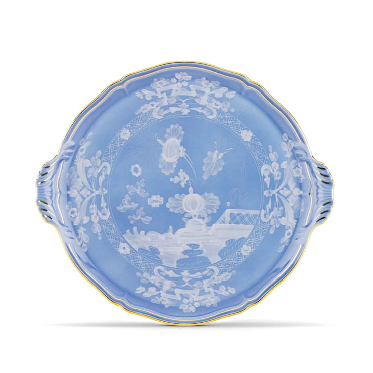 Oriente Italiano Gold Pervinca - Cake Plate