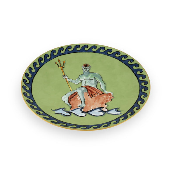Il Viaggio di Nettuno - Centerpiece & Charger Plate Moss Green