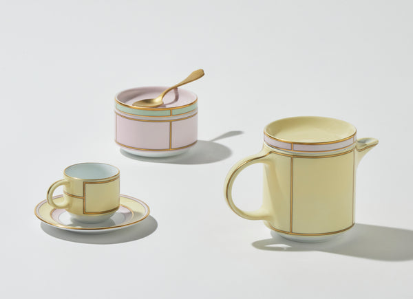 Diva Yellow - Coffee Saucer