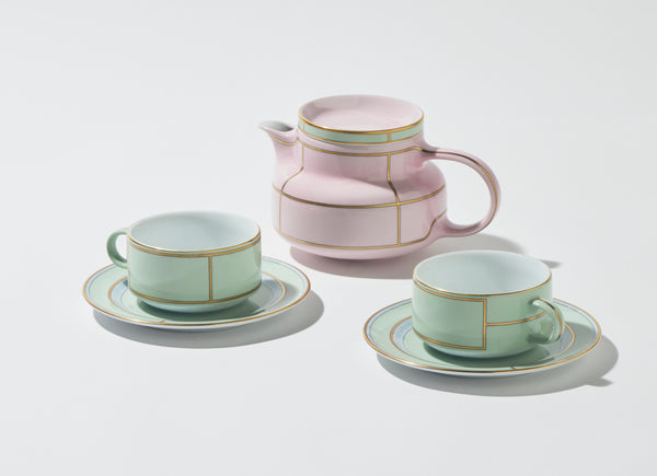 Diva Green - Tea Cup & Saucer (Set of 2)