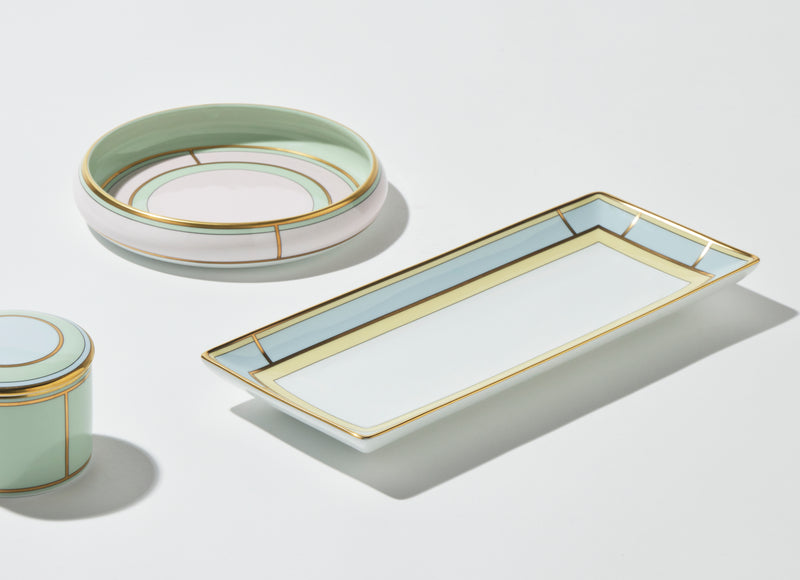 Diva Turquoise - Rectangular Flat Platter