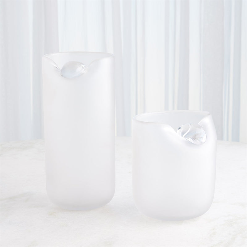 Poise - Frosted Vase Small