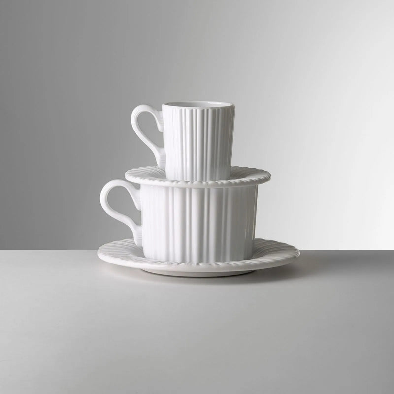 Tea Time - Tea Cup & Saucer (Set of 2)