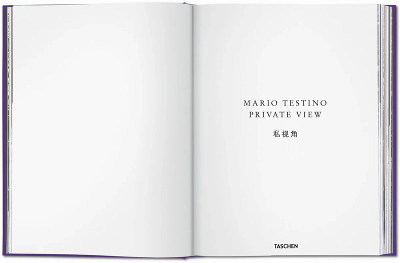 Book - Mario Testino. Private View