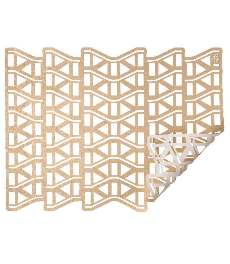 Soho Stairs - Large Trivet Gold / Silver