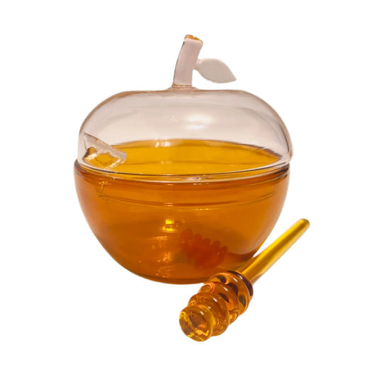 Honey Dish - Apple Amber & Pink
