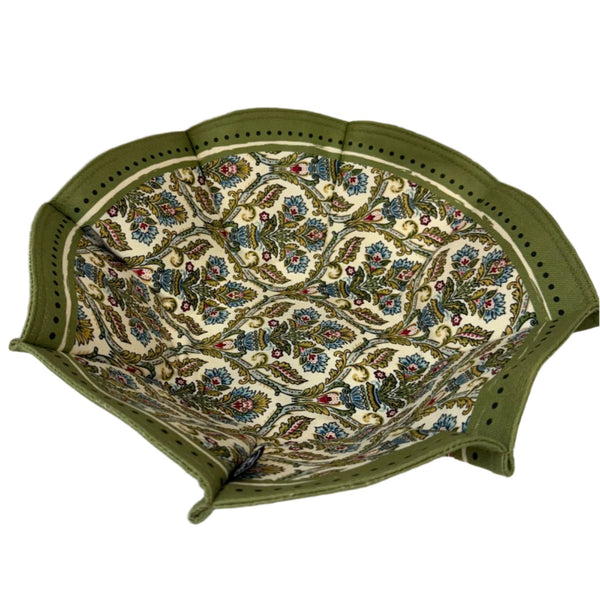 Paisley - A179 Bread Basket Green