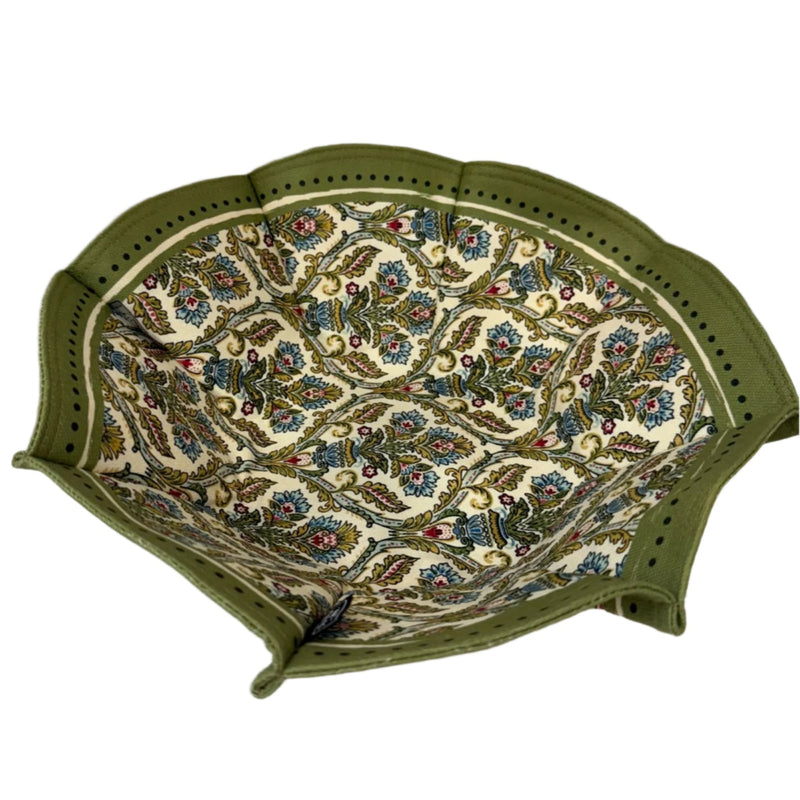 Paisley - A179 Bread Basket Green