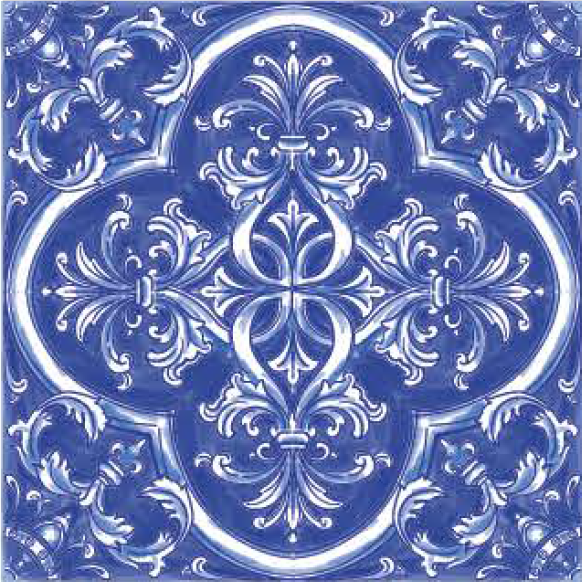 Paisley - A77 Bread Basket Blue