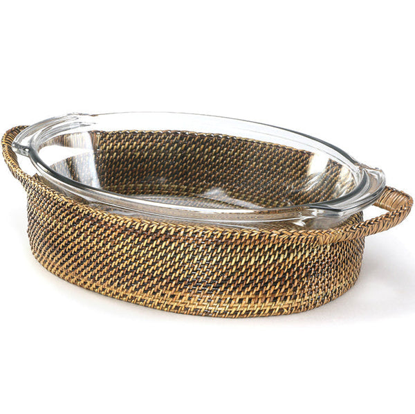Oval Casserole Basket with Anchor Roaster