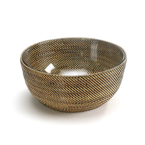 Round Salad Serving Bowl Glass