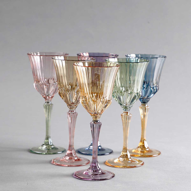 Ada - Colored Water Globet (Set of 6)