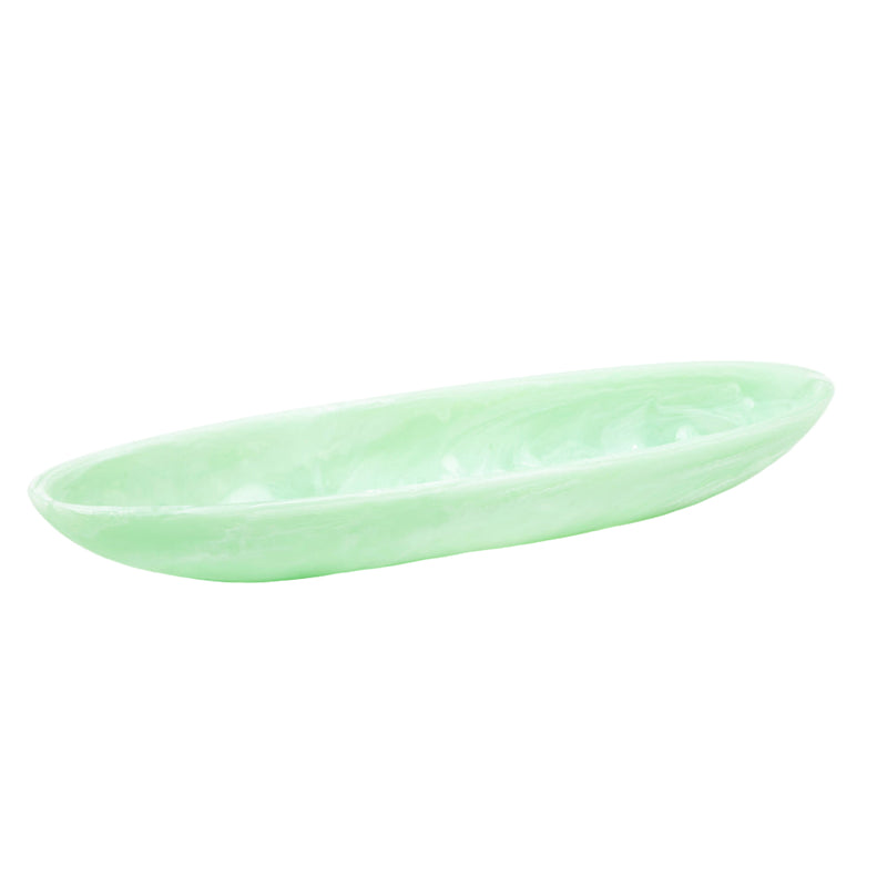 Classical - Boat Bowl Medium Mint Swirl