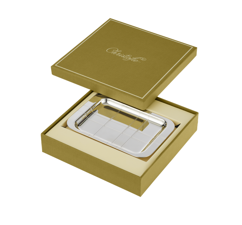 Graphik - Silver Plated - Rectangular Small Tray
