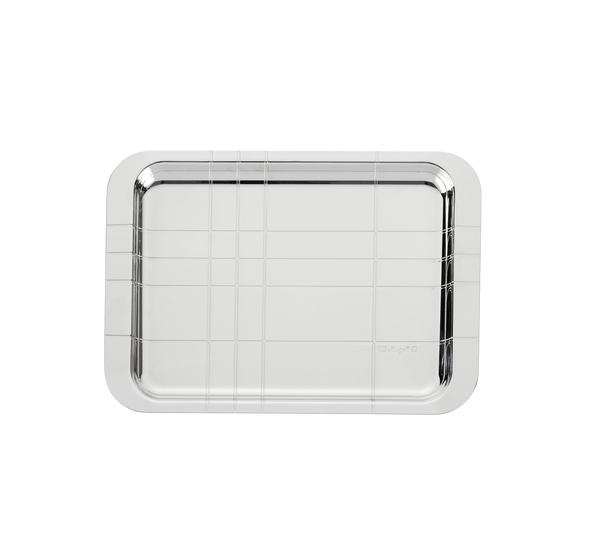 Graphik - Silver Plated - Rectangular Medium Tray