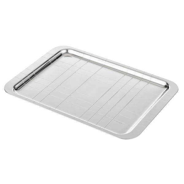 Graphik - Silver Plated - Rectangular Large Tray
