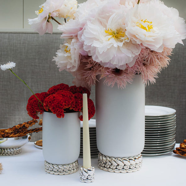 Babylone - Silver Plated Candle Holder & Odorless Candlestick