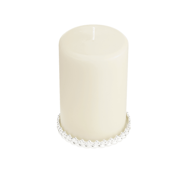 Babylone - Silver Plated Candle Holder