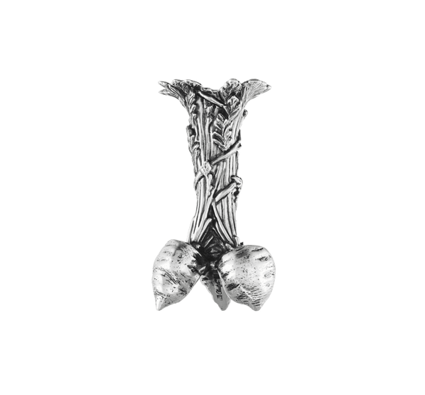 Les Collections Historiques - Silver Plated Carrot Bunch Shape Vase