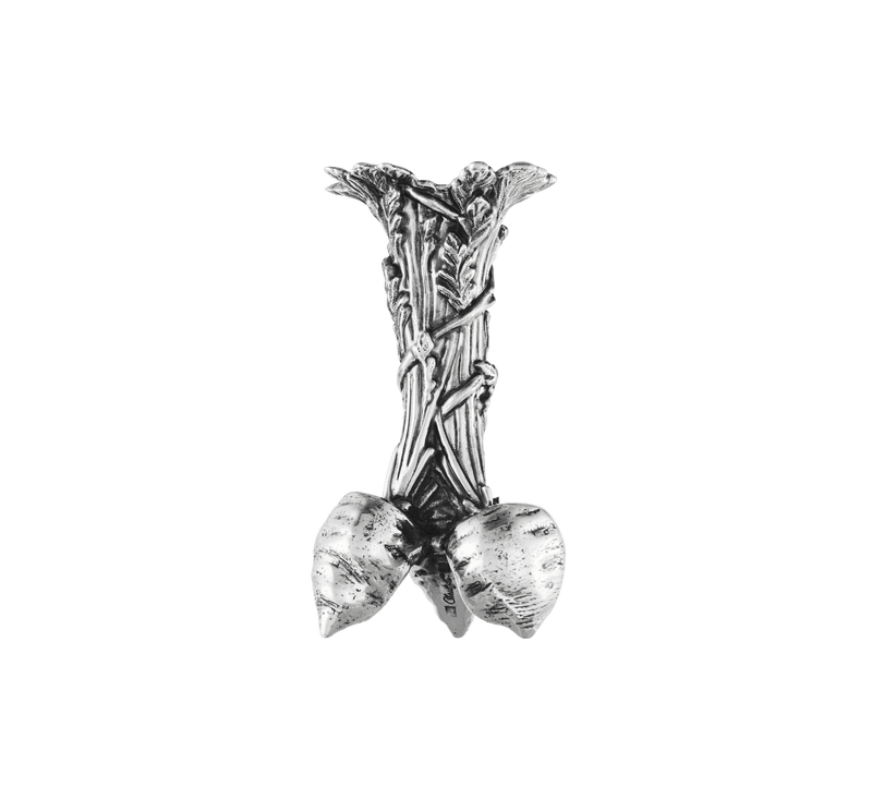 Les Collections Historiques - Silver Plated Carrot Bunch Shape Vase