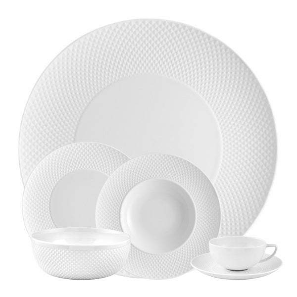 Bicos White - Dinnerware (Set of 20)