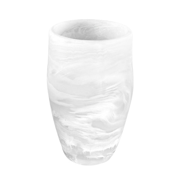 Classical - Vase Medium White Swirl