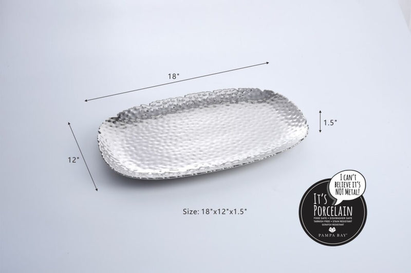 Millennium - Silver - Extra Large Serving Platter
