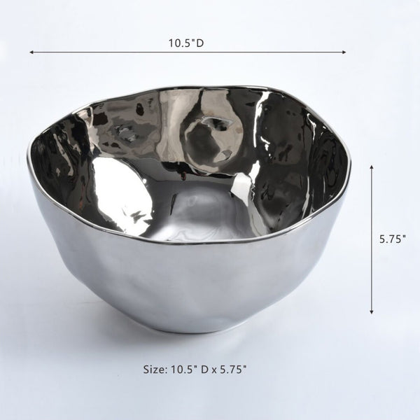 Thin and Simple - Silver - Extra Large Bowl