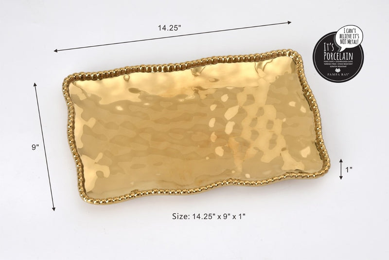 Monaco - Gold - Medium Platter