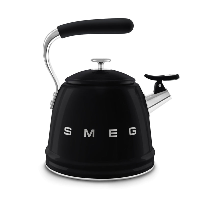 Retro Style - Whistling Kettle Black Glossy