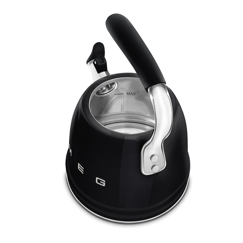 Retro Style - Whistling Kettle Black Glossy