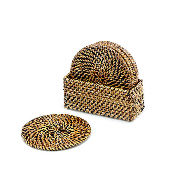 Round Coaster with Holder (Set of 6)