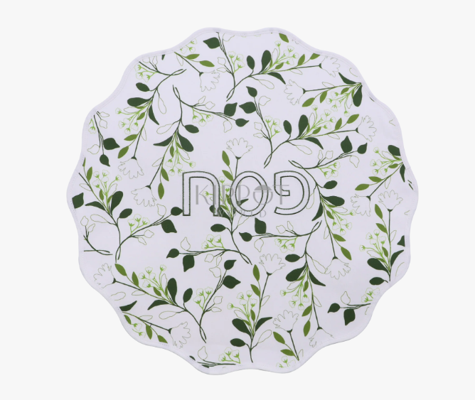 Challah Cover - Branches  Lily of the Valley