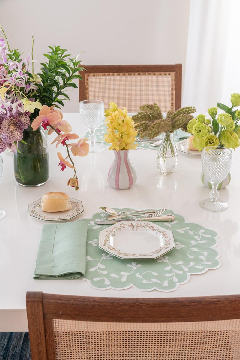 Classic - Celadon Linen Napkin & Placemat