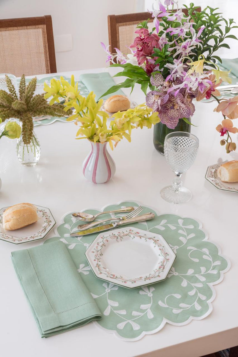 Classic - Celadon Linen Napkin & Placemat