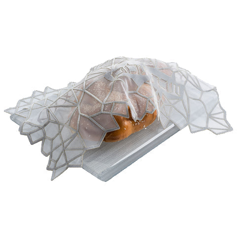 Geometric - Challah Cover - Grey