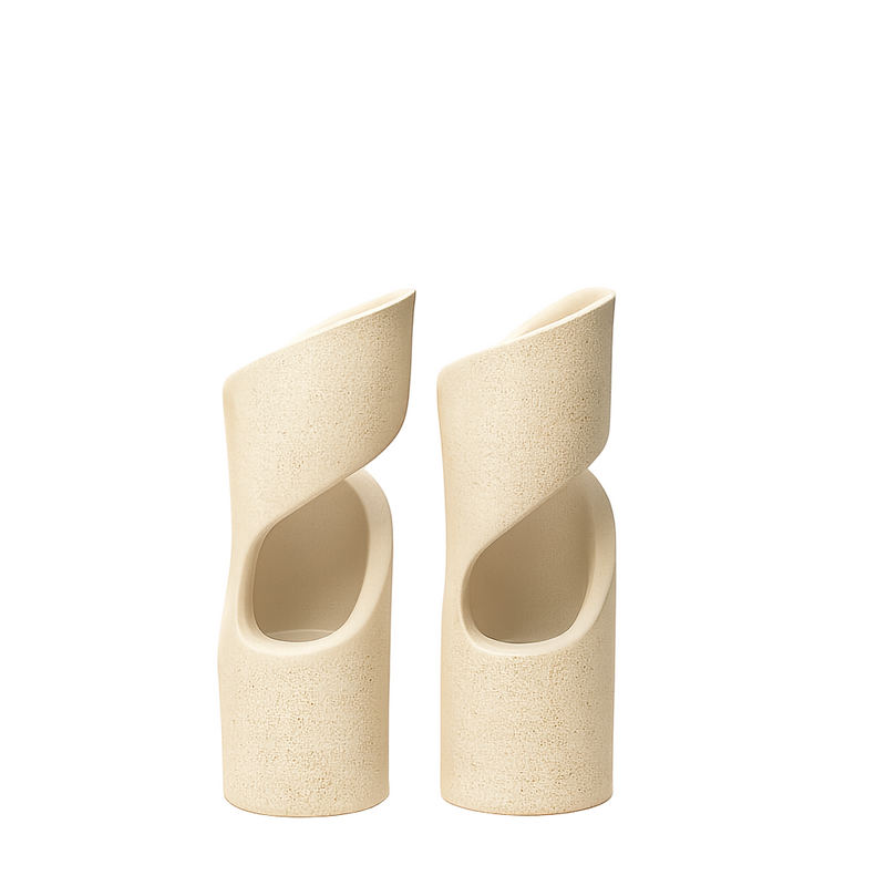 Nadine - Blanc Candleholder (Set of 2)