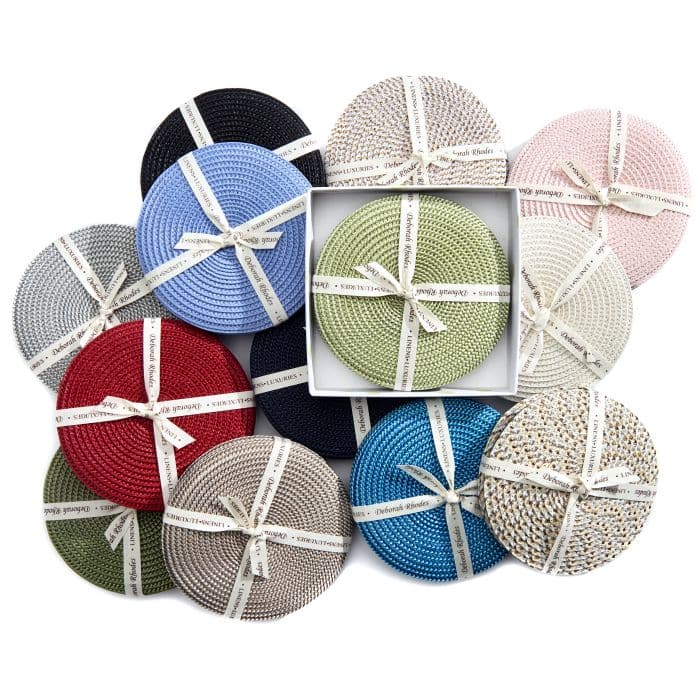 Braided - Coasters Dust (Set of 4)