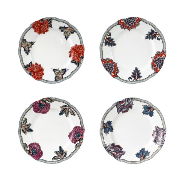 Braquenie - Assorted Dinner Plates (Set of 4)