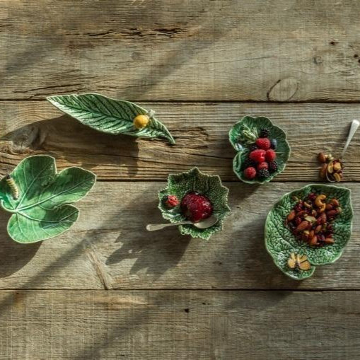 Countryside Leaves - Begonia Leaf with Butterfly