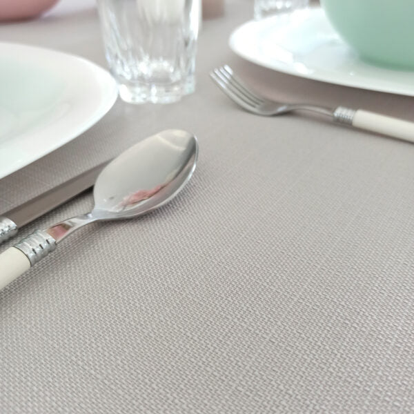 Altamira - Pearl Grey Tablecloth 60"x138"