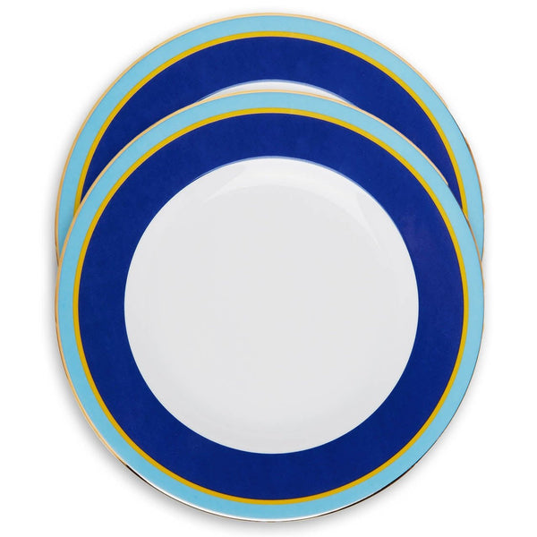 Rainbow - Porcelain Blue Dinner Plate (Set of 2)