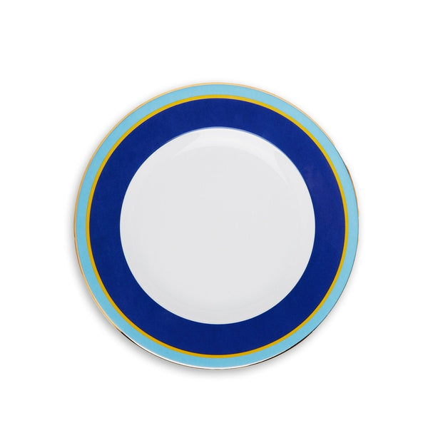 Rainbow - Porcelain Blue Dinner Plate