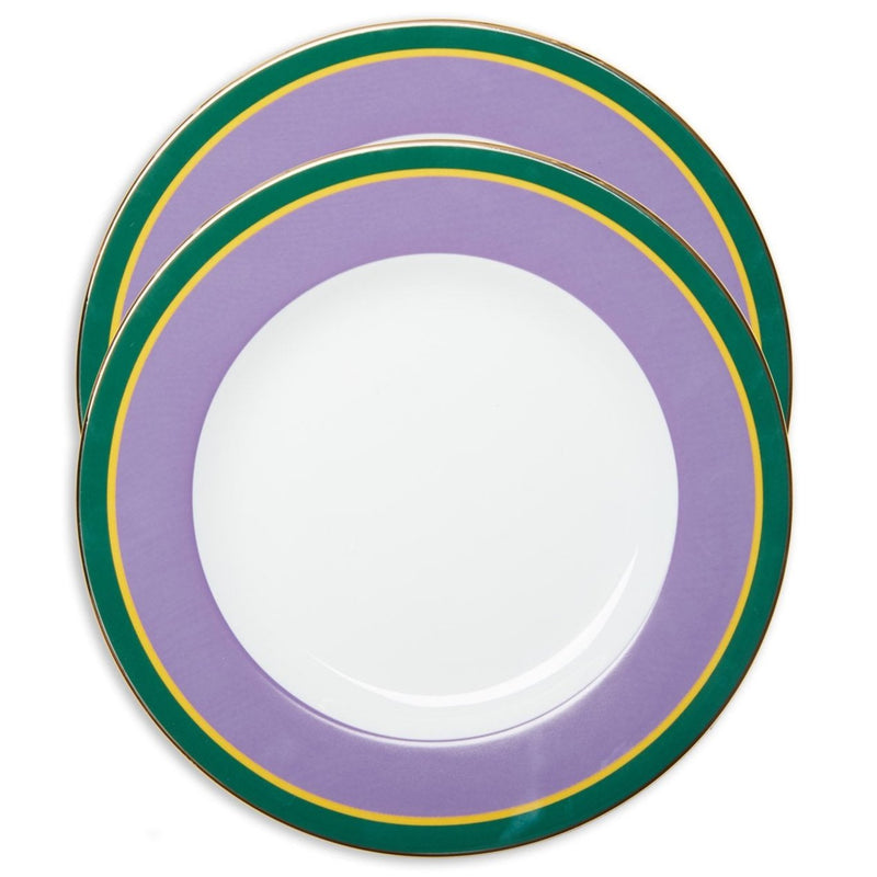 Rainbow - Porcelain Violet Dinner Plate (Set of 2)