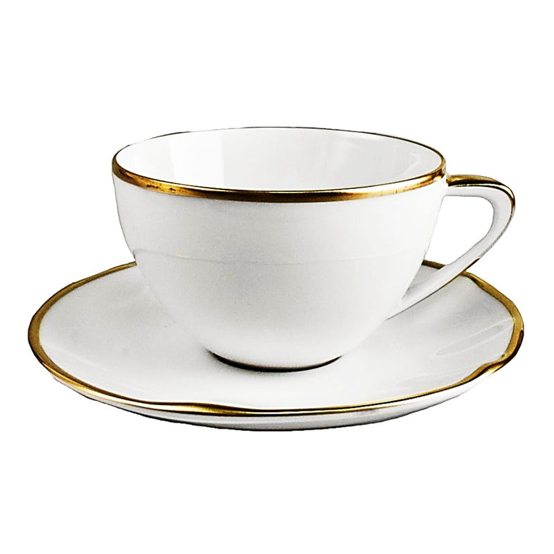 Simply Elegant - Gold Tea Cup & Saucer