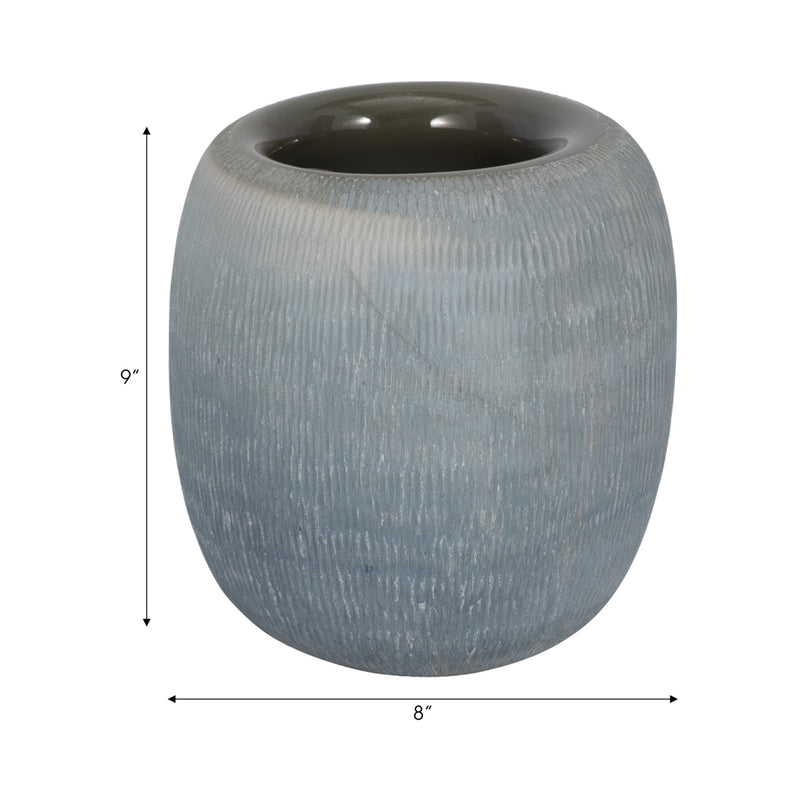 Cadmus - Small Blue Glass Vase